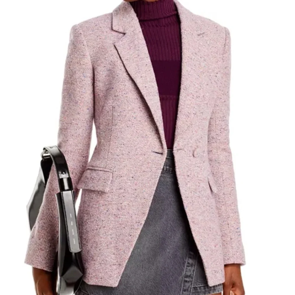 Derek Lam Light Pink Tweed Blazer Noah single breasted - Picture 7 of 7